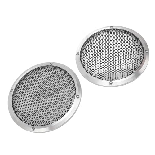 6,65-Zoll-Metallgitter-Abdeckung für Runde Lautsprechergitter, Universelle Lautsprechergitter für die Montage von Autolautsprechern, Heim-Audio, Netz-Subwoofer-Grill-Hornschutz 6,65-Zoll-Metallgitter-Abdeckung für Runde Lautsprechergitter, Universelle Lautsprechergitter für die Montage von Autolautsprechern, Heim-Audio, Netz-Subwoofer-Grill-Hornschutz von VBESTLIFE