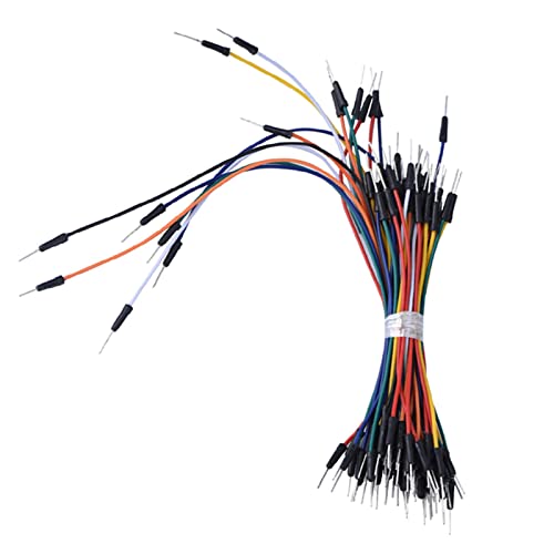 VBESTLIFE 65-teiliges Breadboard-Protoboard-Überbrückungskabel, Lötfreies Stecker-Stecker-Kabel-Set für Elektronische DIY-Projekte von VBESTLIFE