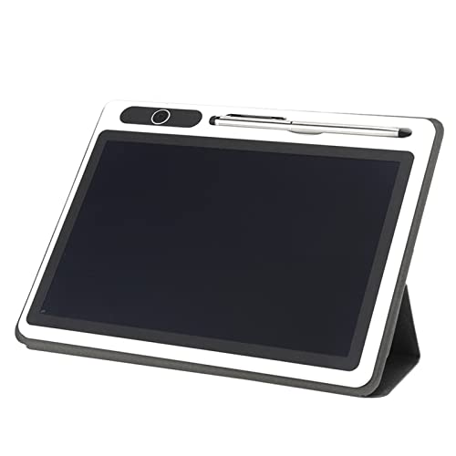 VBESTLIFE 9 Zoll Elektronische Notizblock LCD Tablet Zeichenblock, Hand Bemalung Werkzeug für Geschäfts Bedarf (schwarz (mit Lederetui)) von VBESTLIFE
