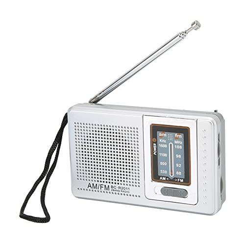 VBESTLIFE AM-FM-Radio, Tragbares Taschenradio mit Integriertem Lautsprecher, Tragbares FM-Taschenradio, Musik-Player, für Outdoor-Reisen und Notfälle Im Freien von VBESTLIFE