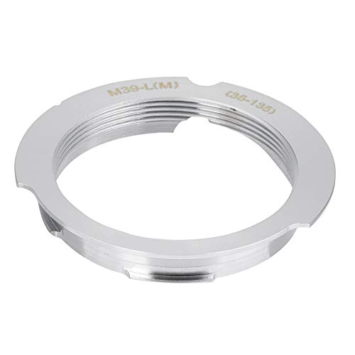 VBESTLIFE Adapter Ring für Kameraobjektivmontage, L (M39) -LM 35-135mm Adapterring für Leica M39 LSM LTM-Objektiv für Leica VM ZM Techart LM-EA7 für Leica LM, ZM VM, M-Mount-Kameras von VBESTLIFE