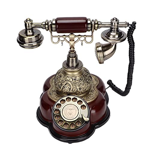 VBESTLIFE Altes Antikes Telefon, Royal Vintage Festnetztelefon, Freisprechfunktion, für Home Office Coffee Shop Dekoration von VBESTLIFE