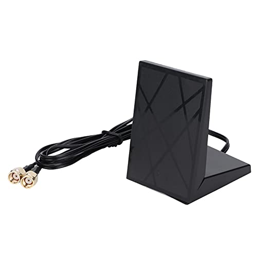 VBESTLIFE Antennenverlängerungskabel, Dualband 2,4 GHz 5 GHz WLAN-Router Antennenanschluss 8dBi RP‑SMA Wireless Antenne mit RP‑SMA Innenloch, für Home Office von VBESTLIFE