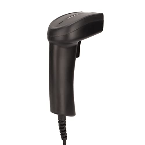 VBESTLIFE Barcode-Scanner, Kabelgebundener 1D-Barcode-Handscanner, Automatischer 1D-Barcode-Leser mit USB-Kabel, für Supermarkt, Convenience Store, Lager von VBESTLIFE