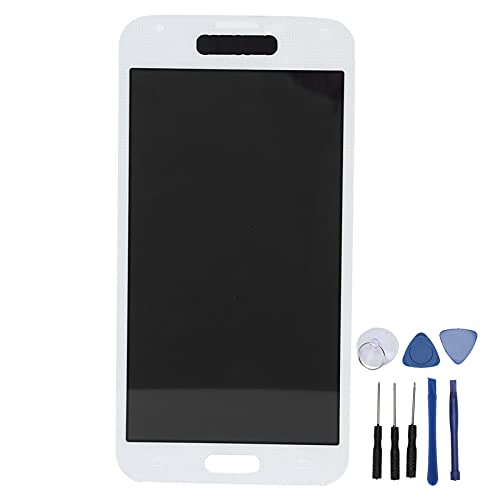 VBESTLIFE Bildschirmersatz für Samsung S5, Telefon-LCD-Display-Touchscreen-Ersatz, Bildschirm-Digitizer-Baugruppe für Samsung S5(Weiß) von VBESTLIFE