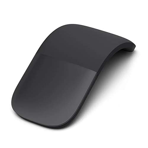 VBESTLIFE Bluetooth Arc Touch Mouse, Kabellose Faltbare Maus ohne USB-Nano-Empfänger, Ergonomische Optical Silent PC-Mäuse für Notebook, Laptop (Schwarz) von VBESTLIFE