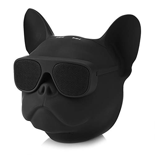 VBESTLIFE Bulldog-förmiger Lautsprecher, tragbarer hundeförmiger Stereo-Sound-Musik-Player Bluetooth4.1 Wireless-Lautsprecher von VBESTLIFE