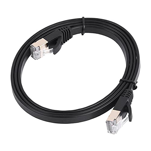 VBESTLIFE CAT7 RJ45-LAN-Kabel, 10 Gbit/s High Speed ​​und 600 MHz Bandbreite CAT7 RJ45-LAN-Kabel Netzwerkkabel Flaches Ethernet-Kabel 1 M/1,8 M//5 M/8 M/10 M/15 M(5 Meter) von VBESTLIFE