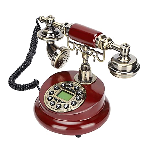 VBESTLIFE CT-8026 Klassisches Festnetztelefon, Retro-Nostalgisches Telefon Im EU-Stil, FSK/DTMF Verdrahtetes Old Fashion Antique Phone für Zuhause und Büro von VBESTLIFE