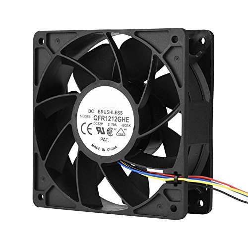 VBESTLIFE DC 12V 2.7A 6000RPM Lüfter Ersatz 4 Pin Stecker für Antminer S7 / S9 von VBESTLIFE