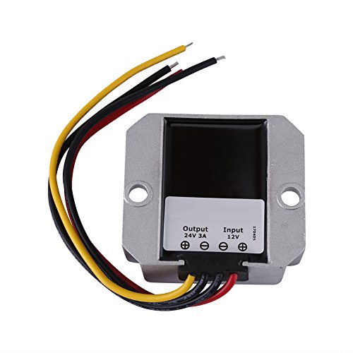 VBESTLIFE DC-DC 12V bis 24V 3A 72W Spannungserhöhungsmodul Boost-Stromversorgungswandler für Elektromotoren, Lautsprecher, Auto-LED-Anzeigen, Lüfter von VBESTLIFE