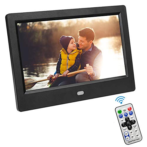 VBESTLIFE Digitaler Fotorahmen,7" HD LED Bildschirm,Digital Bilderrahmen mit Wecker / MP3 / MP4 Movie Player für Zuhause/Büro.(EU) von VBESTLIFE