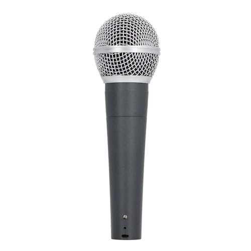 VBESTLIFE Dynamisches Gesangsmikrofon, Professionelles Kondensatormikrofon mit Nierencharakteristik, Unidirektionales Karaoke-Mikrofon für Verstärkermixer, Bühnen-Karaoke, 3-poliger von VBESTLIFE
