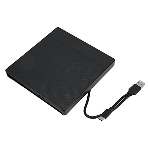 VBESTLIFE Externe DVD-Laufwerksbox, Typ A, Typ C, Fachtyp, Externe Tragbare ODD-Box für USB 2.0/3.0-Schnittstelle, Desktop oder Laptop, Standard-SATA-ODD von VBESTLIFE