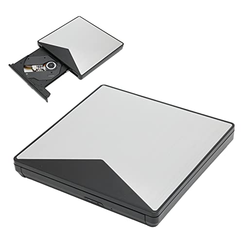 VBESTLIFE Externes CD-DVD-Laufwerk, Optisches USB-3.0-CD-DVD-Laufwerk, CD-DVD-Brenner für Laptop-Desktop-PC, Tragbarer CD-DVD-Rewriter, Writer-Reader, für Win, für Linux, für von VBESTLIFE