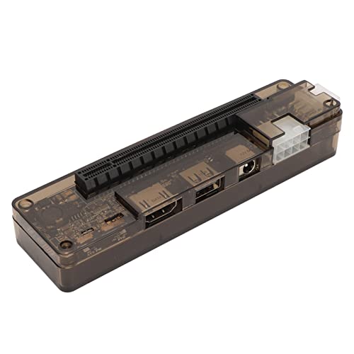 VBESTLIFE Externes Laptop-Grafikkarten-Dock, EXP GDC-Grafikkarten-Dock mit PCIE X16 DMI GT/s (X1) 5, Expresscard 6-Pin 8-Pin-Schnittstellenausgängen von VBESTLIFE