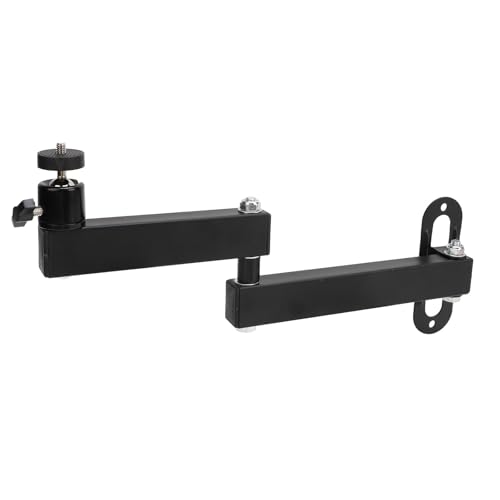 VBESTLIFE Faltbare Projektorwandhalterung, 360 ° -Drotation und 90 ° Neigung Einstellbare Stahlhalterung mit 1/4 "Schraube, 20-35 cm Universalwandständer für -Projektoren von VBESTLIFE