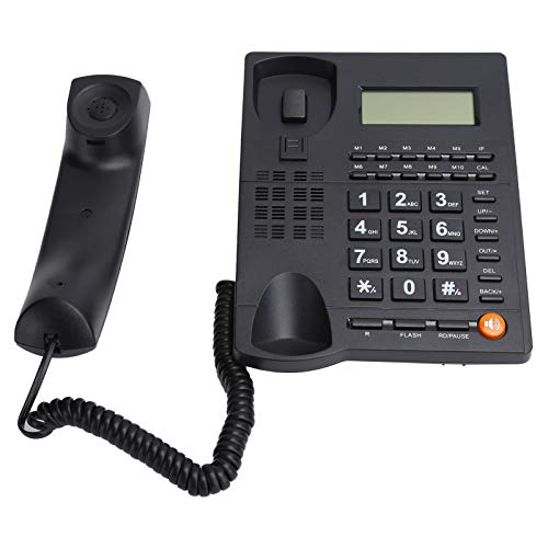 VBESTLIFE Festnetztelefon, Desktop-schnurgebundenes Telefon mit Großem Knopf für Zuhause/Büro/Hotel, für ältere Menschen von VBESTLIFE