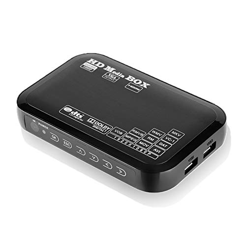 VBESTLIFE Full HD Box Media Player,16 Sprache 1080 P Media Player Box,unterstützt USB MMC RMVB MP3 AVI MKV,110-240 V(EU) von VBESTLIFE