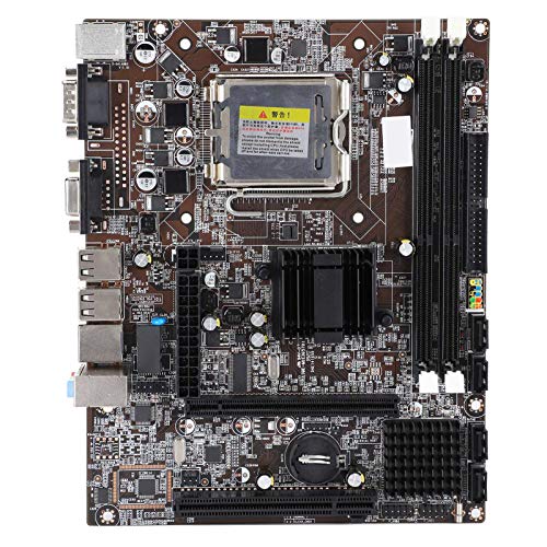 VBESTLIFE G41 Desktop-Motherboard, LGA 775 DDR3 Zweikanal-Desktop-Computer-Mainboard, Unterstützt IDE-Anschluss, mit Integrierter Grafik, Soundkarte und Netzwerkkartenfunktion von VBESTLIFE