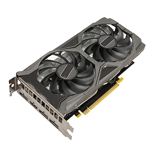 VBESTLIFE GDDR6 6 GB Gaming-Grafikkarte, GTX1660S 1785 MHz GPU-Taktung 192-Bit-Desktop-Grafikkarte mit Zwei Lüftern, 8K HDR 7680 X 4320 Computergrafikkarten von VBESTLIFE