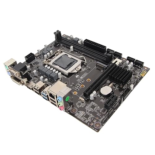 VBESTLIFE H310 LGA 1151 Motherboard, Zweikanal-DDR4-Speichersteckplatz, Hochgeschwindigkeits-Chipsatz, Integrierter Grafikprozessor, Umfangreiche Erweiterungsports mit NVME M.2-Steckplatz von VBESTLIFE