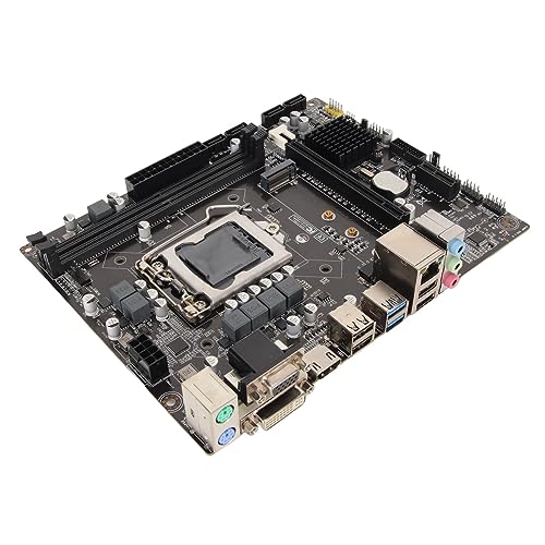 VBESTLIFE H310 LGA1151 Motherboard für Desktop-Computer, Micro ATX DDR4 Gaming Motherboard, NVME M.2, SATA 6 GB, USB 3.0, mit DVI HDMI VGA Schnittstelle von VBESTLIFE