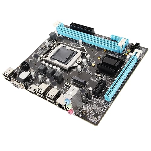 VBESTLIFE H61 LGA1155 Motherboard für Desktop-Computer, Dual-Channel DDR3, M.2 NVMe NGFF, M ATX Motherboard Unterstützt VGA- und HDMI-Ausgang von VBESTLIFE