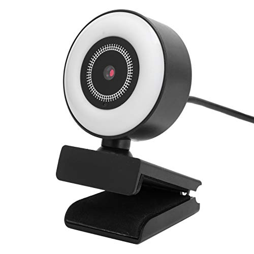 VBESTLIFE HD Webcam, 1080P Computer-Webkamera mit Licht und Eingebautem Mikrofon, für Video-Chat, Videokonferenz-Streaming von VBESTLIFE