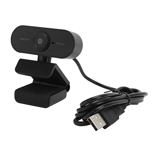 VBESTLIFE HD-Webcam, Eingebautes Mikrofon, USB2.0 1080P 180°-Webkamera, für Desktop-Laptop-PC, für Online-Videokonferenzen von VBESTLIFE