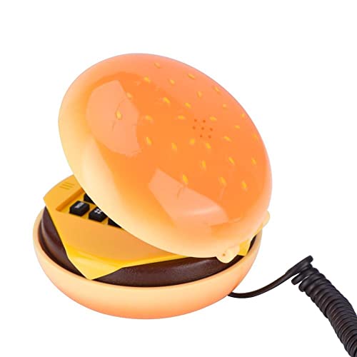 VBESTLIFE Hamburger Telefon,Hamburger Festnetztelefon mit festen Draht Home Decoration,Geschenk/Spielzeug für Kinder,Freunde oder Familien von VBESTLIFE