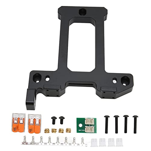 VBESTLIFE Heißbett-Stützplatte für Voron 0.1, CNC-gefräste 3D-Drucker-Stützplatte aus Metall mit Einfacher und Montageschlitz und -Loch von VBESTLIFE