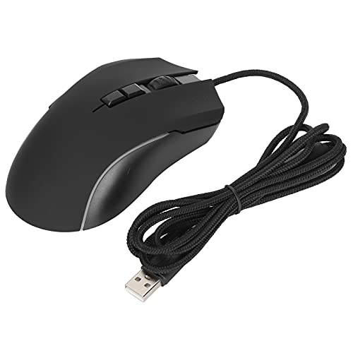 VBESTLIFE Kabelgebundene Gaming-Maus, 7200 DPI Einstellbare Ergonomische RGB-Beleuchtung Kabelgebundene Maus, für Gamer-Desktop-Laptop, für Büro-Heimreisen von VBESTLIFE