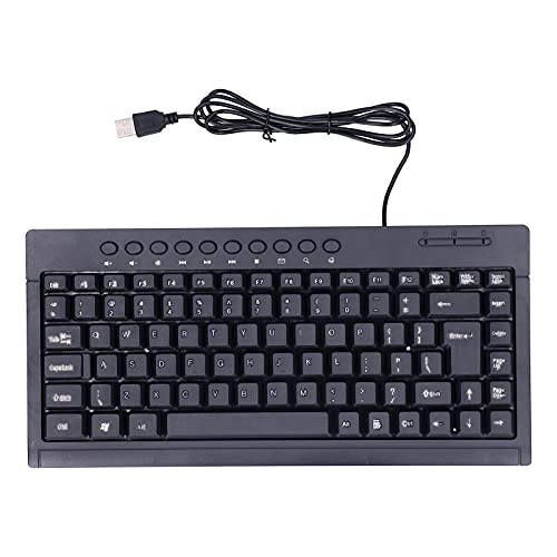 VBESTLIFE Kabelgebundene Tastatur, 87 Tasten Taste Englisch, Arabisch Zweisprachige Tastatur Optionale Haushalts-Büro-Tastatur USB-Desktop-Notebook-Computer-Zubehör für von VBESTLIFE