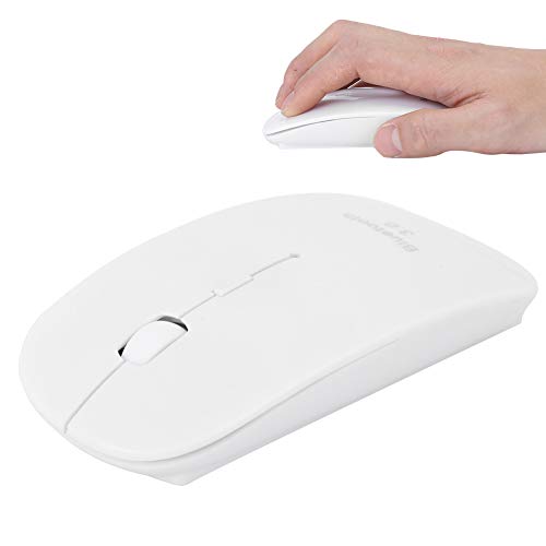 VBESTLIFE Maus, 1600DPI Maus 4D Drahtloser intelligenter, ultradünner Computer liefert Peripheriegeräte für Bluetooth 3.0 für 10 Meter für Zuhause, Arbeit oder Reisen(Weiß) von VBESTLIFE