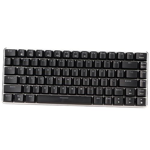 VBESTLIFE Mechanische Gaming-Tastatur mit 82 Tasten, RGB-Beleuchtung und Schwarzem Schalter, Individuelle Farben, Schnelle Verarbeitung, Multifunktion, Ergonomisches Design von VBESTLIFE