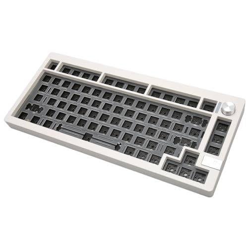 VBESTLIFE Mechanisches Tastatur-Kit mit 81 Tasten, Hot-Swap-fähiger Schalterhalter, Hohe Konfiguration, DREI-Modus-Verbindung von VBESTLIFE