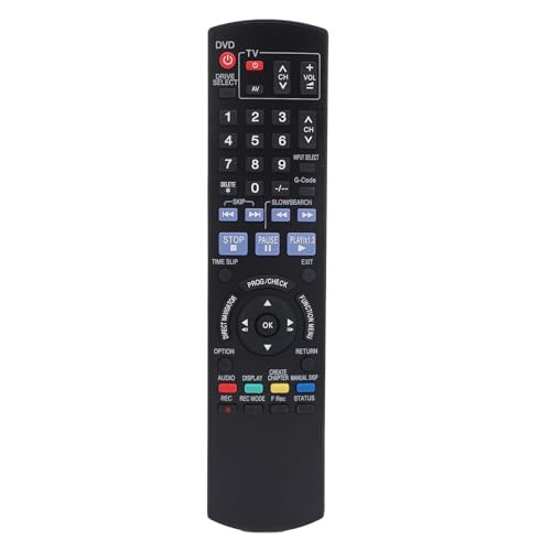 N2QAYB000133 Fernbedienung, Universal-DVD-Player-Fernbedienung, Ersatz Passend für DMR EH57 EX77 EH58 EH68 EH67 EH68 EH58 EH770 N2QAYB000133 Fernbedienung, Universal-DVD-Player-Fernbedienung, Ersatz Passend für DMR EH57 EX77 EH58 EH68 EH67 EH68 EH58 EH770 von VBESTLIFE