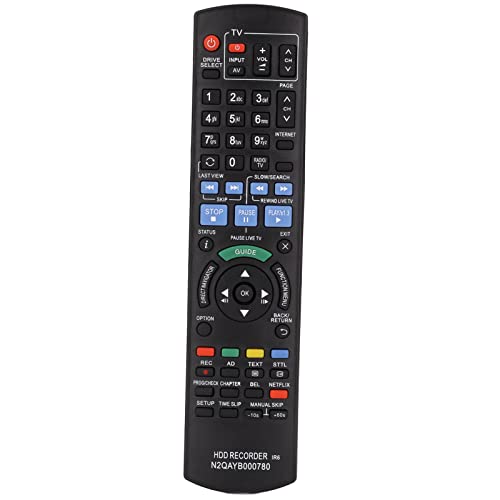 N2QAYB000780 DVD-Ersatzfernbedienung für IR6 N2QAYB000755 N2QAYB000757 N2QAYB000781 N2QAYB000344 N2QAYB000136 DMRBWT782036 DRMRBWT78203 von VBESTLIFE