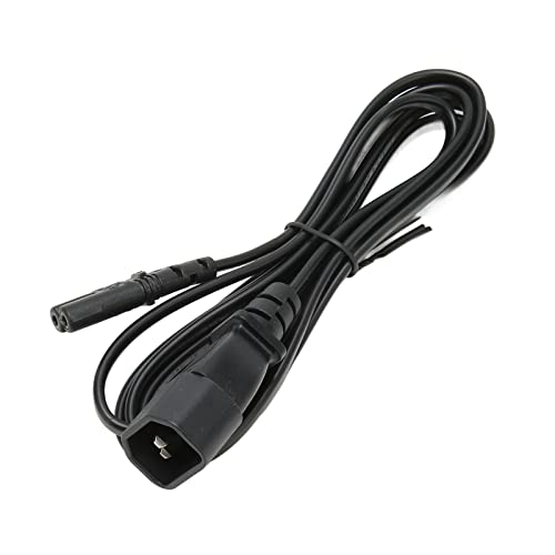 Netzteilkabel, PVC-Draht, Männlich auf Weiblich, Verstärktes Design, 2500 W, IEC320 C14 auf C7-Kabel, 6,6 Fuß Zugfest, für Schreibtischlampe für Digitalkamera Netzteilkabel, PVC-Draht, Männlich auf Weiblich, Verstärktes Design, 2500 W, IEC320 C14 auf C7-Kabel, 6,6 Fuß Zugfest, für Schreibtischlampe für Digitalkamera von VBESTLIFE