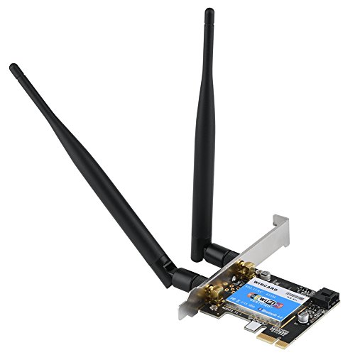 Netzwerkkarte Gigabit PCI Express, Netzwerkkarte PCIE 433 Mbps Dual Band 2.4G/5G + Bluetooth 4.0 Netzwerkkarte für Desktop-PC Netzwerkkarte Gigabit PCI Express, Netzwerkkarte PCIE 433 Mbps Dual Band 2.4G/5G + Bluetooth 4.0 Netzwerkkarte für Desktop-PC von VBESTLIFE