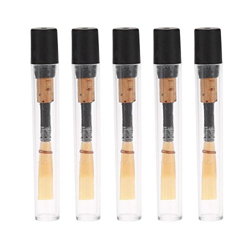 VBESTLIFE Oboe Reed Ersatzteile für Oboe Reed Blasinstrumente mit transparenter Schlauchhülle (5 Stück) von VBESTLIFE
