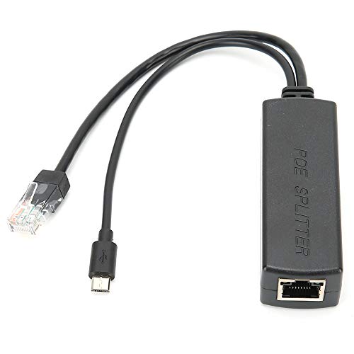 VBESTLIFE POE-Splitter, USB POE-Splitter-Netzteilmodul Standard-Trennkabel 48V bis 5V für Android Tablet für Dropcam für Raspberry Pi-Micro-USB von VBESTLIFE