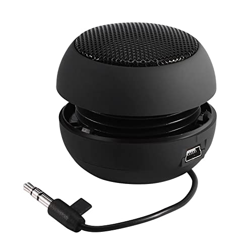 VBESTLIFE Portable Hamburger Wiederaufladbare Lautsprecher Verstärker für Handy MP3 PC(Black) von VBESTLIFE