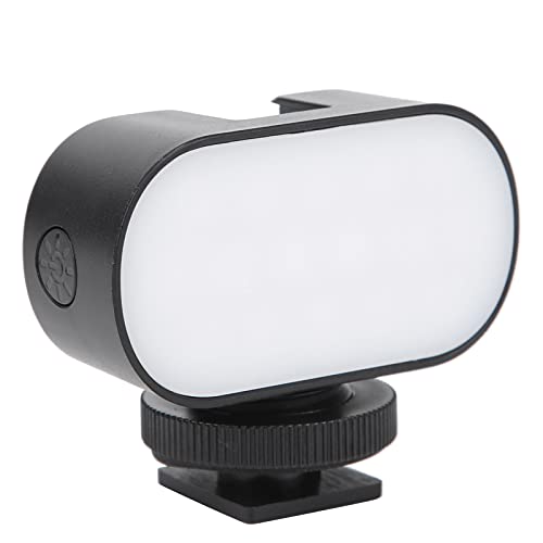 VBESTLIFE RGB -LED-Videoleuchte, Wiederaufladbares Kamera-Fülllicht mit Kaltem Schuh, für Kamera-Camcorder, für Vlog- / Bildaufnahmen von VBESTLIFE