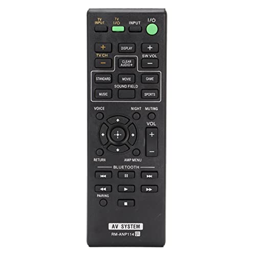 VBESTLIFE RM-ANP114 Fernbedienung, Lautsprecher Ersatzfernbedienung für Sony HT-CT770 RM-ANP106 SA-CT260H SA-CT260 SA-CT660C SA-CT260C HT-CT370 SA-CT770 SA-CT370 von VBESTLIFE