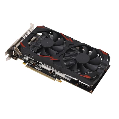 VBESTLIFE RX 580 Grafikkarte, 256 Bit 8 GB GDDR5 Computer Gaming Grafikkarten mit DP, HDMI, DVI, 16 PCI Express 3.0, Unterstützung 4K@60Hz HD, Dual Lüfter, für PC Gaming (580 8G D5) von VBESTLIFE