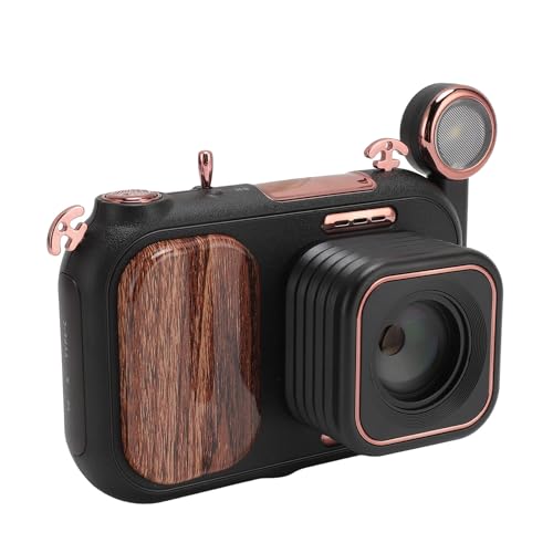 VBESTLIFE Retro-Digitalkamera, 50-facher Digitalzoom, 96 MP WiFi-UHD-Digitalkamera mit Vollfarb-Nachtsicht und Sternenhimmel-Effekt, 3,5-Zoll-Bildschirm, Integrierter 64G, für Reisen von VBESTLIFE