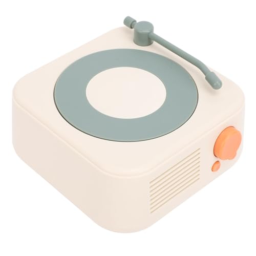 VBESTLIFE Retro-Lautsprecher, Tragbarer Gramophon-Lautsprecher mit Vintage-Dekor, FM-Radio-Modus, Wiederaufladbar, Batteriebetrieben, Unterstützt BT, Speicherkarte, AUX-Wiedergabe (Pomelo VBESTLIFE Retro-Lautsprecher, Tragbarer Gramophon-Lautsprecher mit Vintage-Dekor, FM-Radio-Modus, Wiederaufladbar, Batteriebetrieben, Unterstützt BT, Speicherkarte, AUX-Wiedergabe (Pomelo von VBESTLIFE