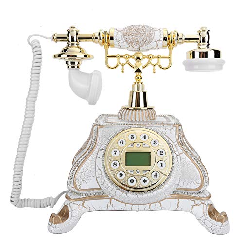 VBESTLIFE Retro-Telefon, europäisches Vintage traditionelles altmodisches Festnetztelefon für Geschenke, Wohnzimmer, Schlafzimmerbett, Arbeitszimmer, Hotel von VBESTLIFE